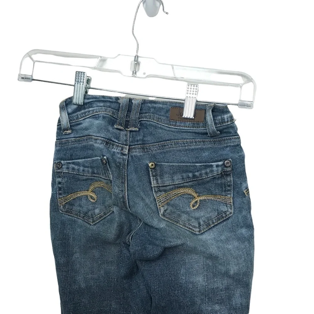 Justice Premium Jeans Simply Low Skinny Boot Jeans Girls Size 8S